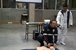 Treinamento de  Primeiros Socorros para alunos de Fisioterapia com a equipe do SAMU