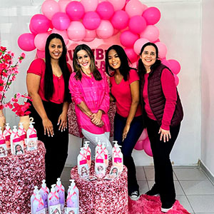 Outubro Rosa com os alunos de Psicologia do 8º Semestre